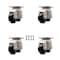 Service Caster Nylon Swvl TP Light Duty Floor Leveling Caster w/2.83" Diameter BLK Wheels, 4PK SCC-TPLV30S75-NYR-1100-4 - alternate 1